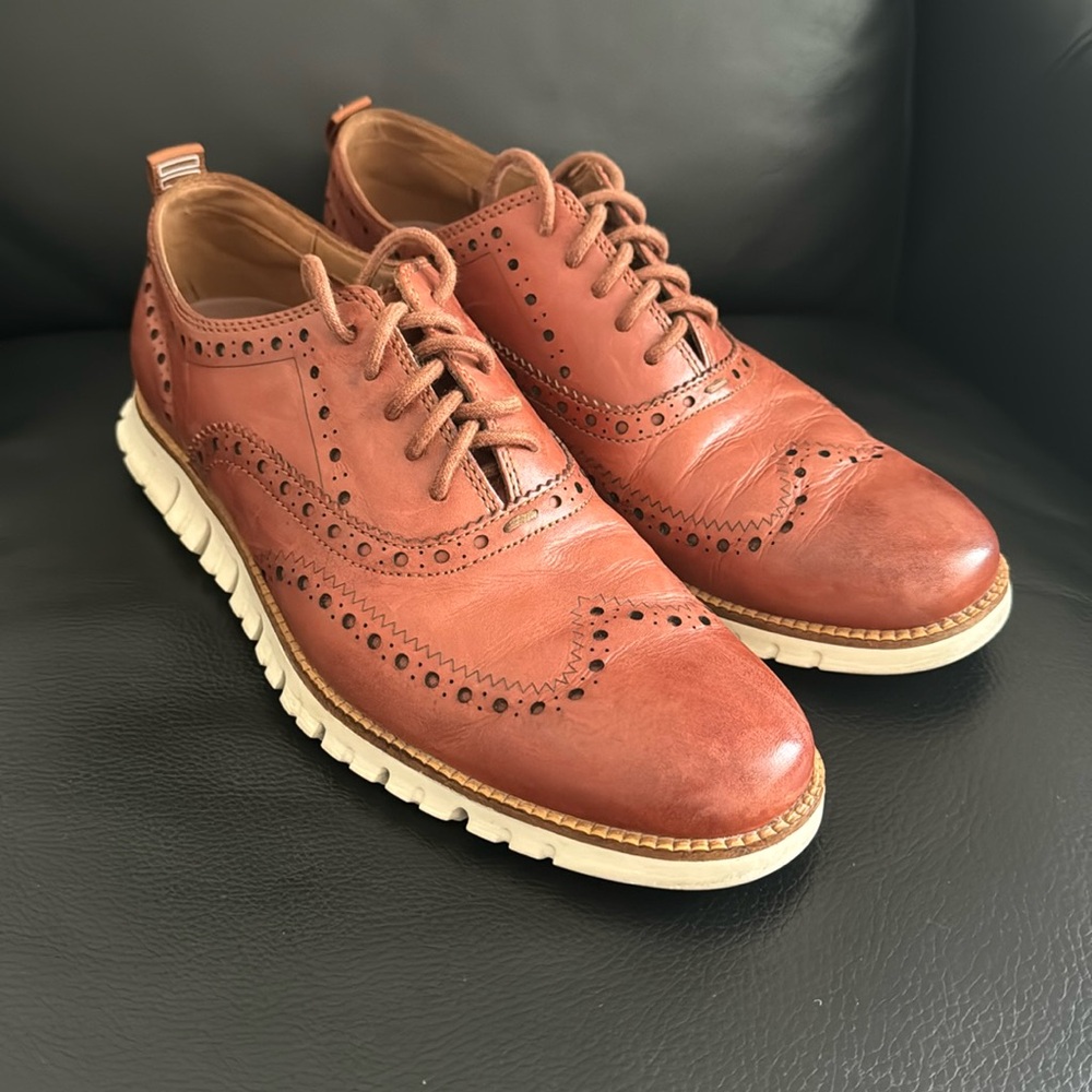 Men's ZERØGRAND Remastered Wingtip Oxfords Size 9